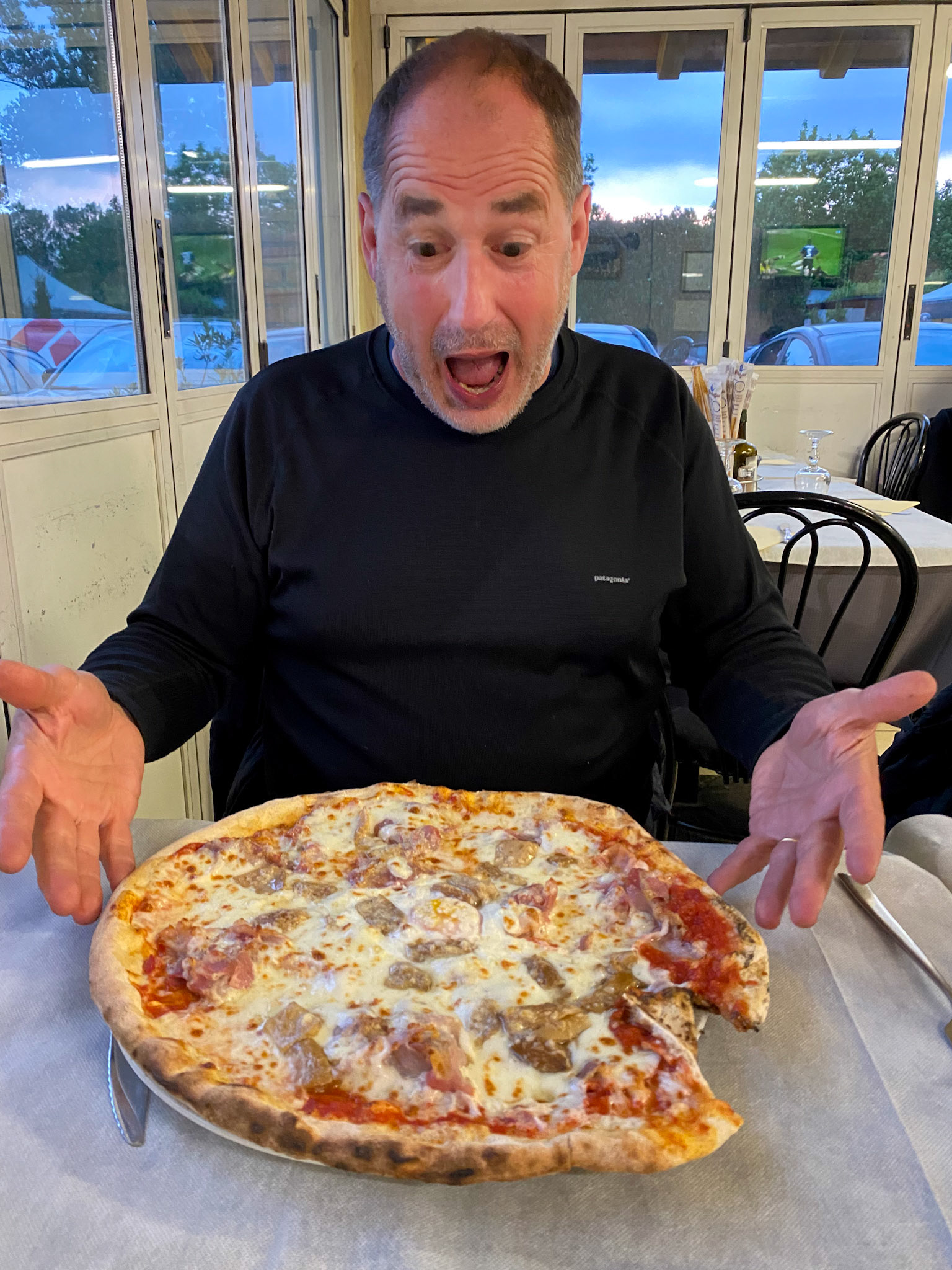 The size of all the plates in this restaurant were just insane!