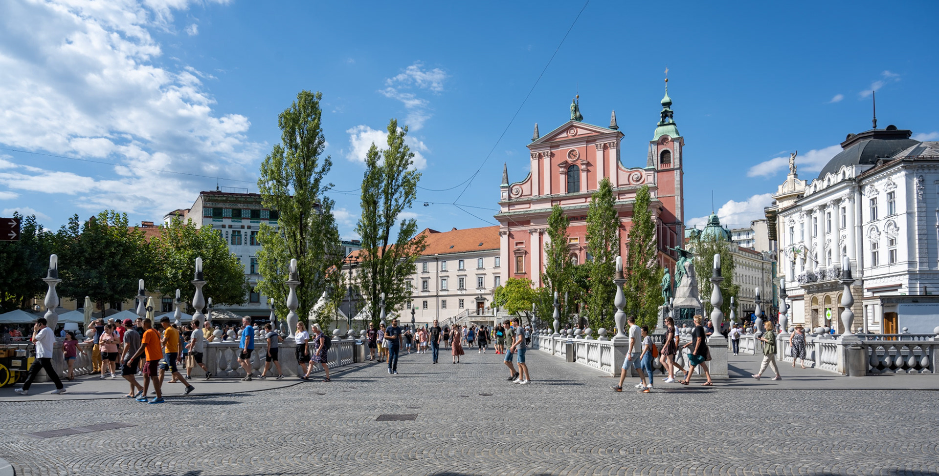 Beautiful Ljubljana, but so crowded!