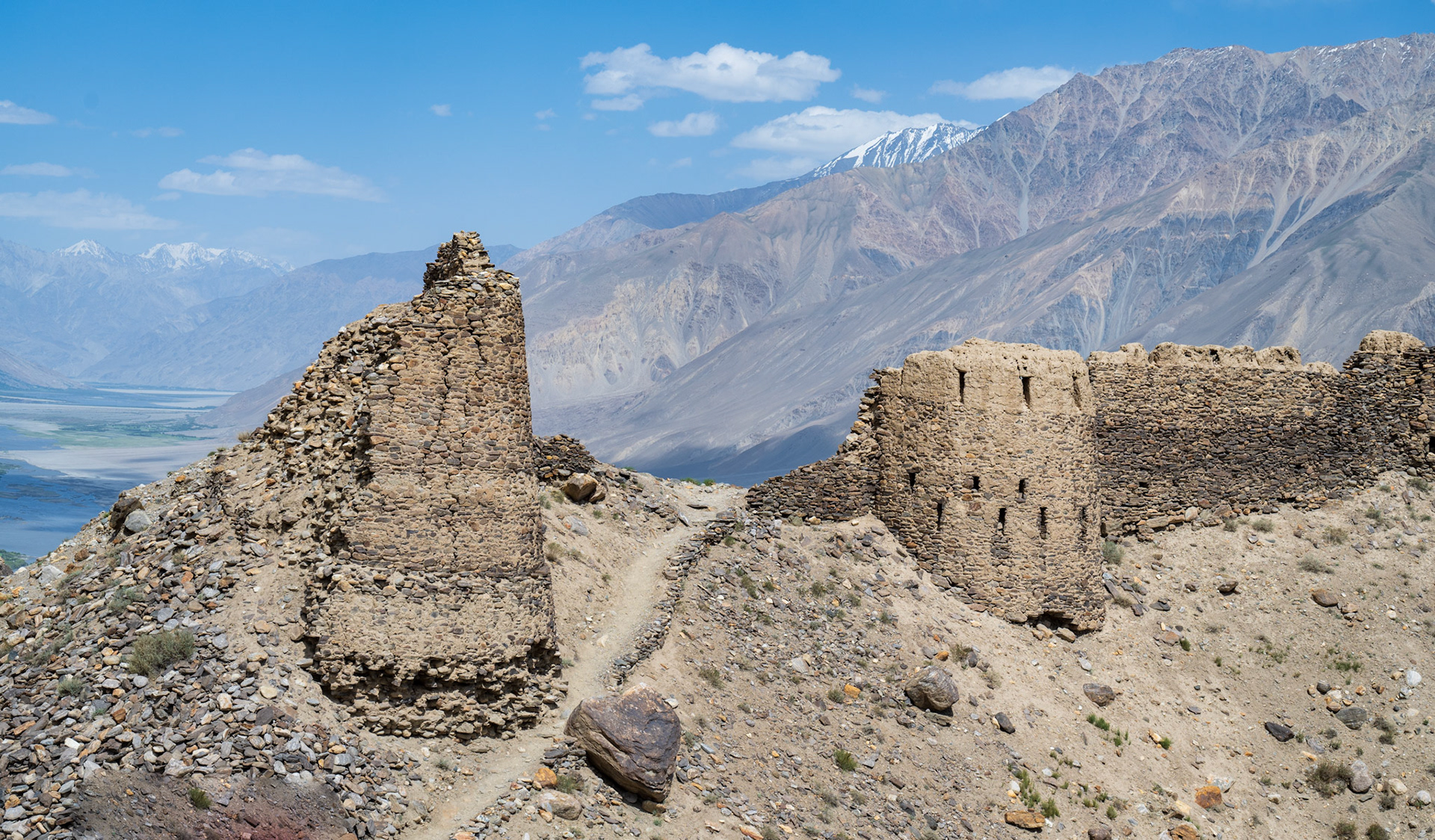 This 12th-century fort is the most impressive of the Wakhan Valley's many tumbledown castle ruins, complete with multiple walls and round watchtowers