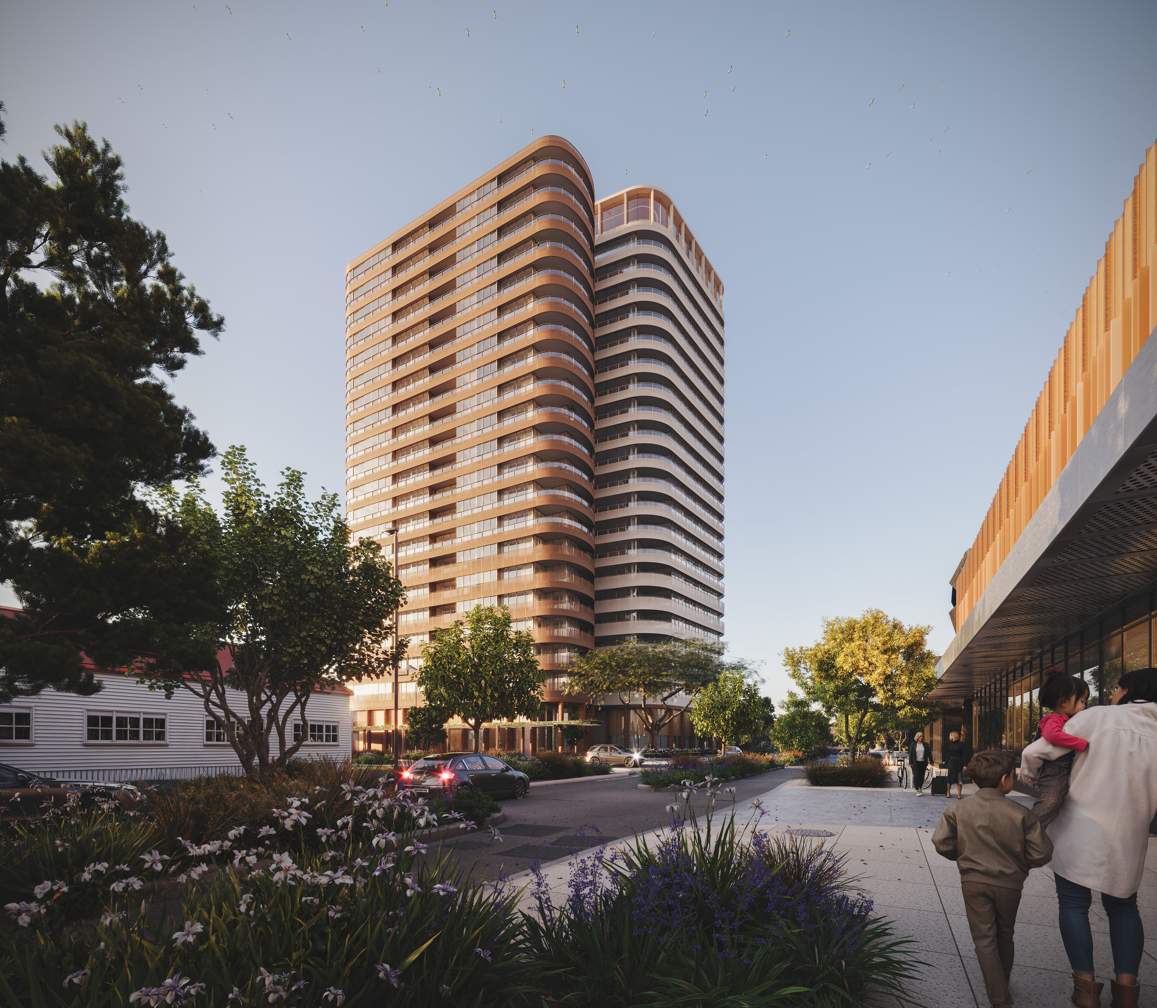 Yooronpilly Residential Scheme - Bates Smart In-house