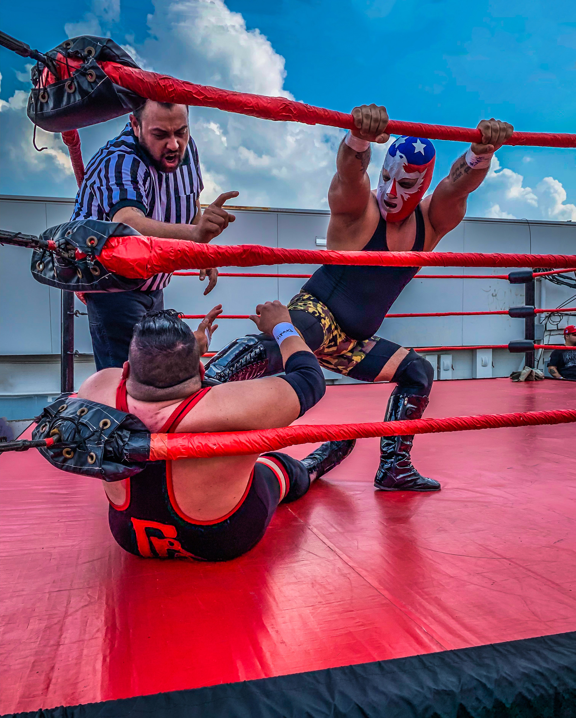 Framed print - 2019 - Lucha Libre/Connections - SmartFotoFest shortlist - Danlann Gallery, NUI Galway, Ireland