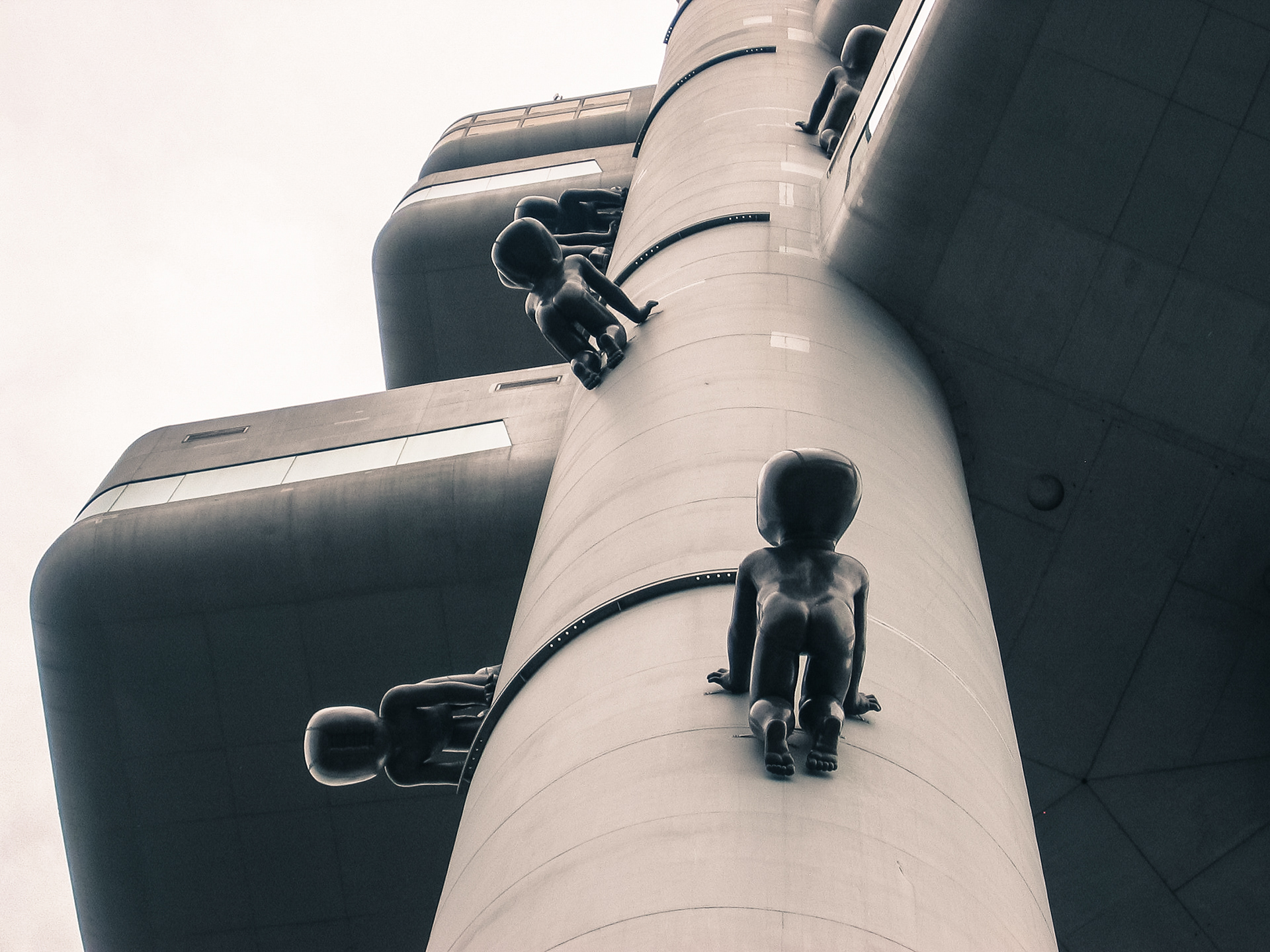 Print on metal - 2005 - Miminky (Babies) - Praha, Czechia