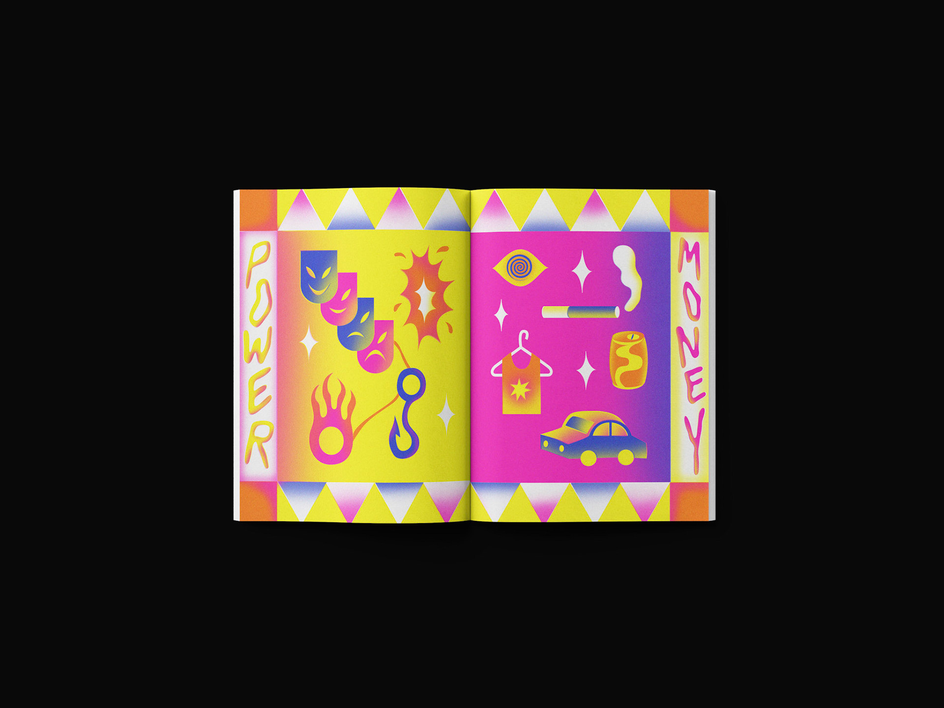 Open Magazine Mockup by Anthony Boyd Graphics