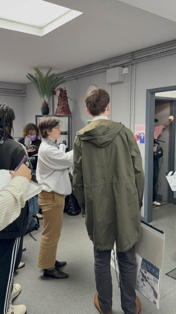 Director talking through the scene with the main actor