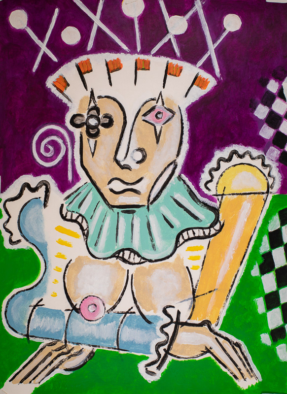 CARNIVALE 15"X11" Acrylic on Canvas