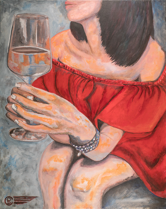 CRAVINGS 20"X16" Acrylic on canvas