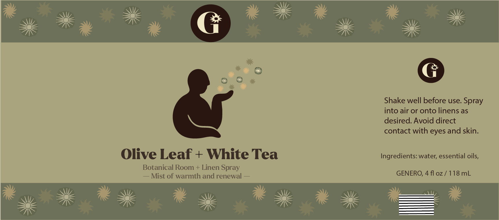 Candle Sleeve — “Eucalyptus & Mint”