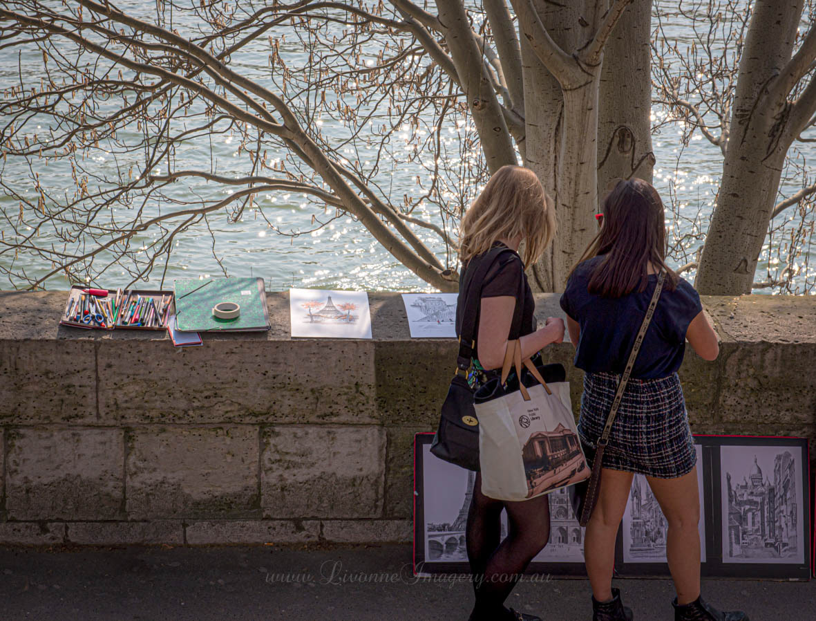 On the banks of the Seine