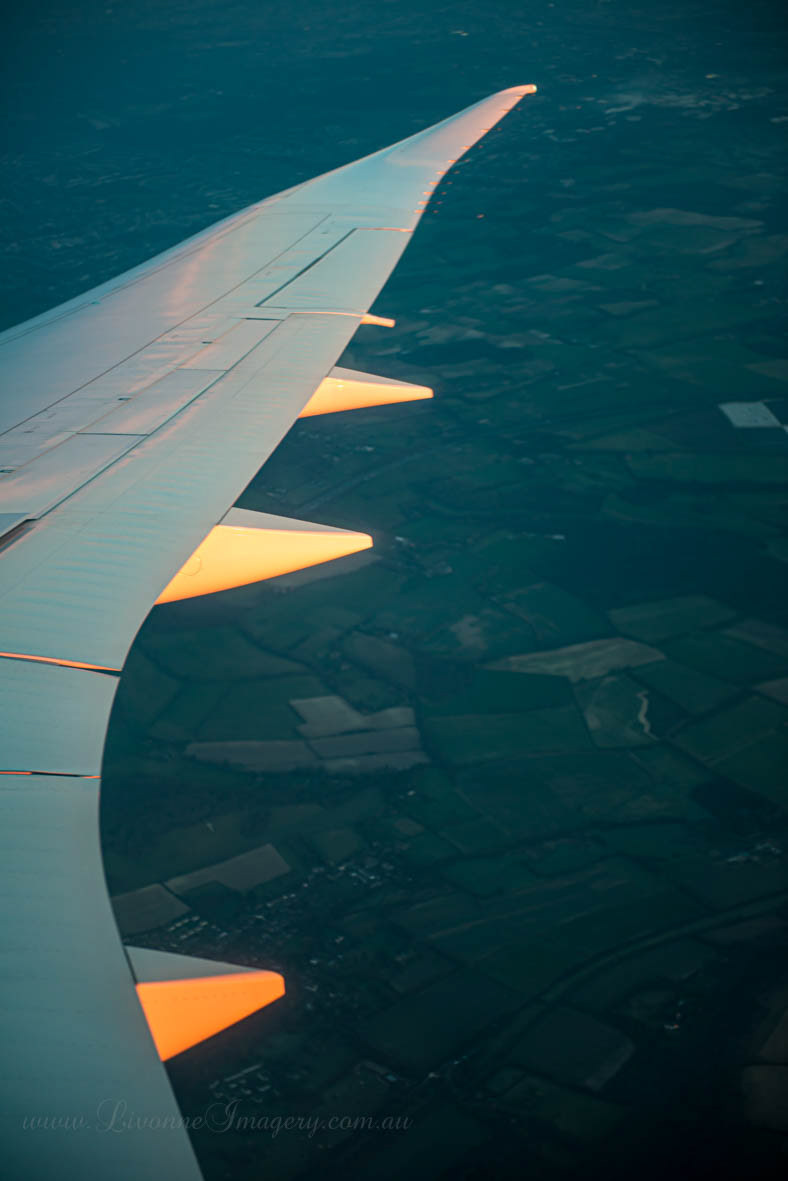 The flight over