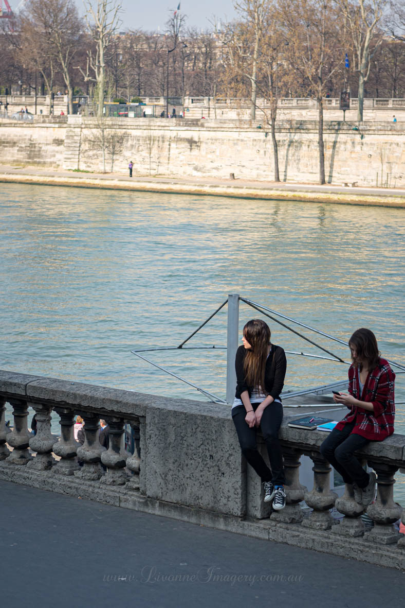 On the banks of the Seine