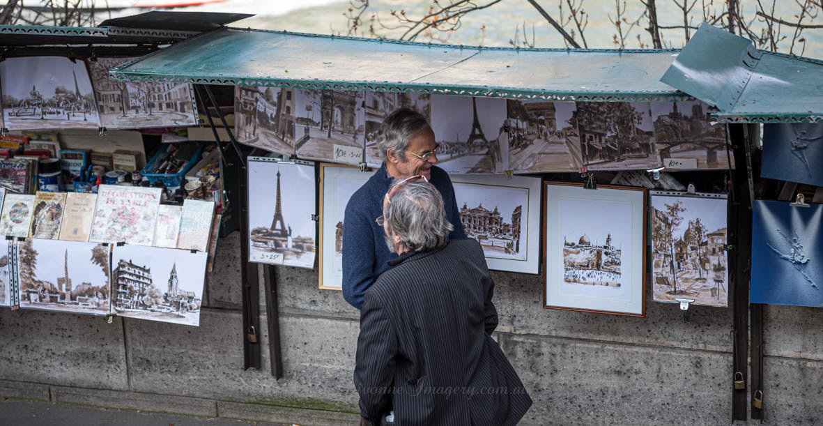 On the banks of the Seine