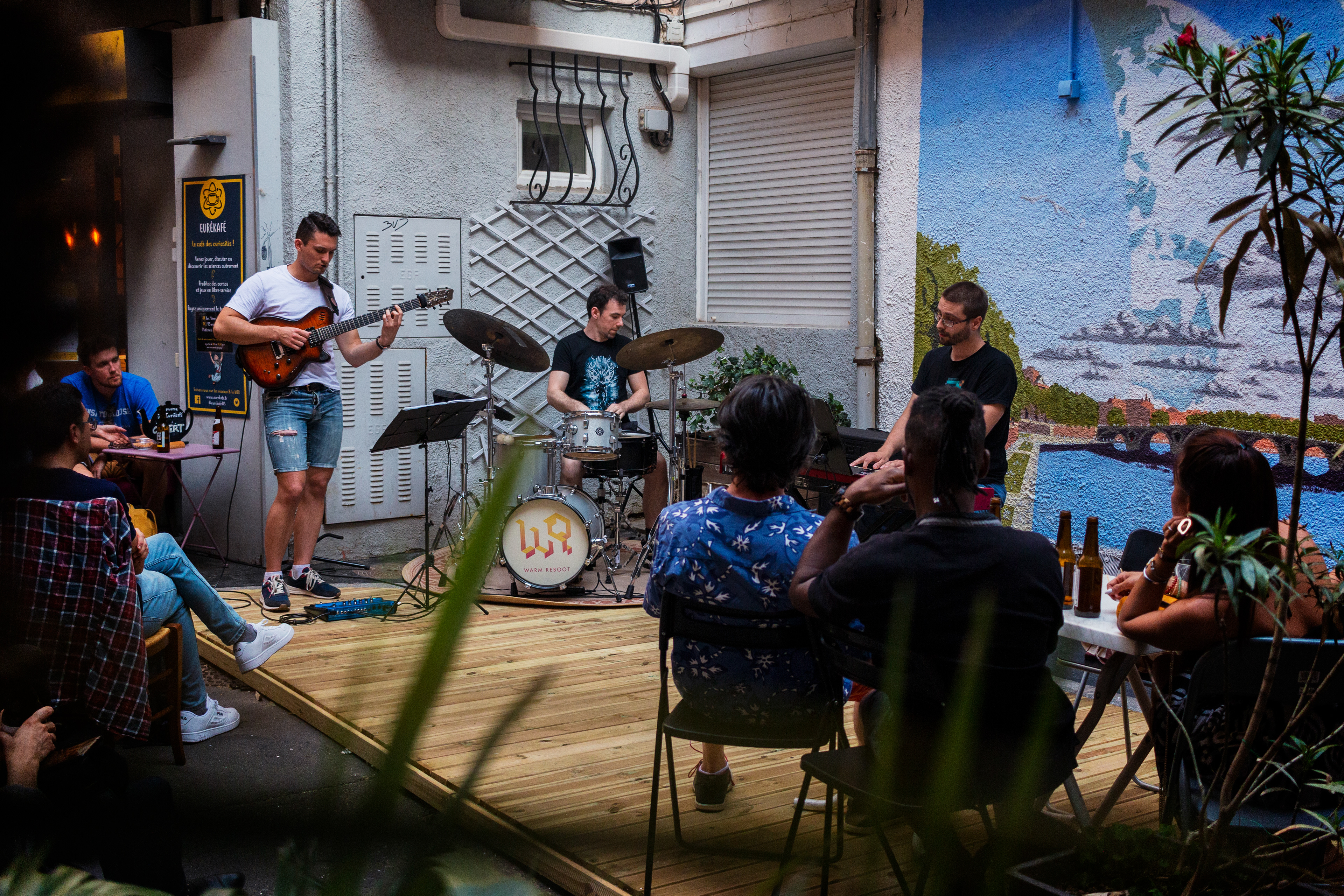 Concert Warm Reboot à l'Eurêkafé