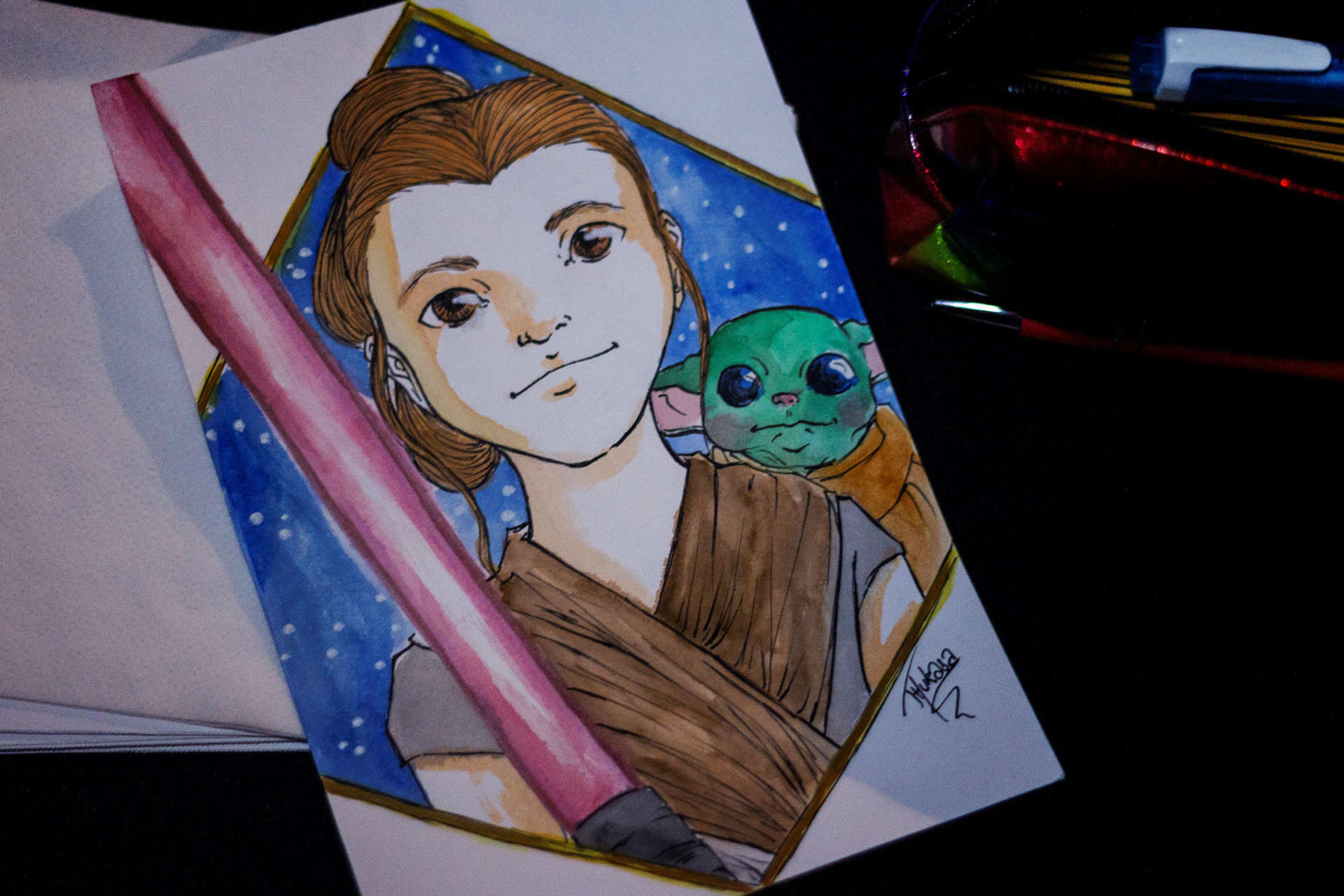 Portrait Personnalisé Soirée Star Wars
