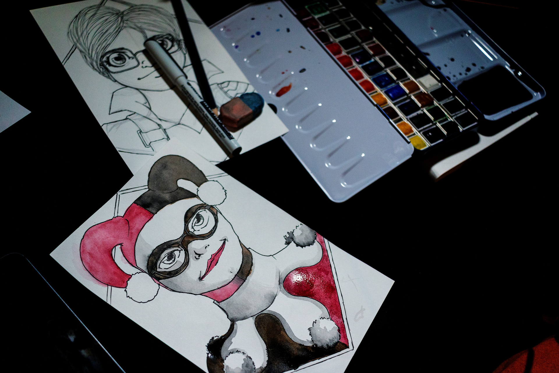 Portrait Personnalisé Soirée DC VS Marvel