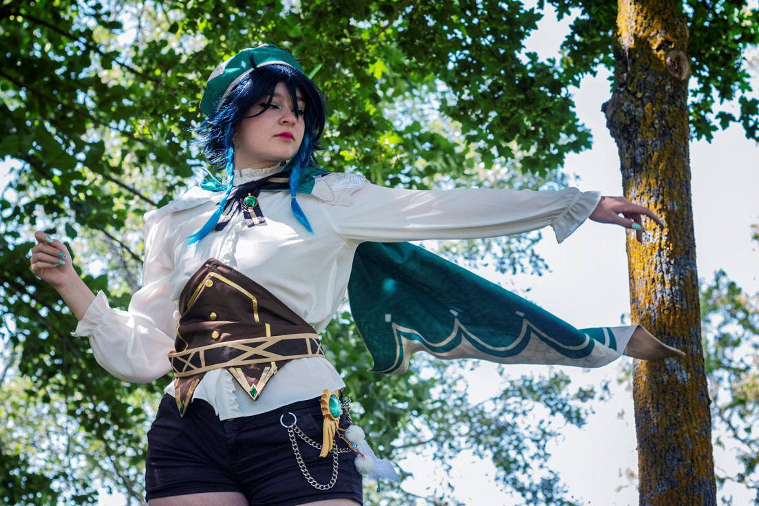 Shooting cosplay - Venti (Genshin impact)