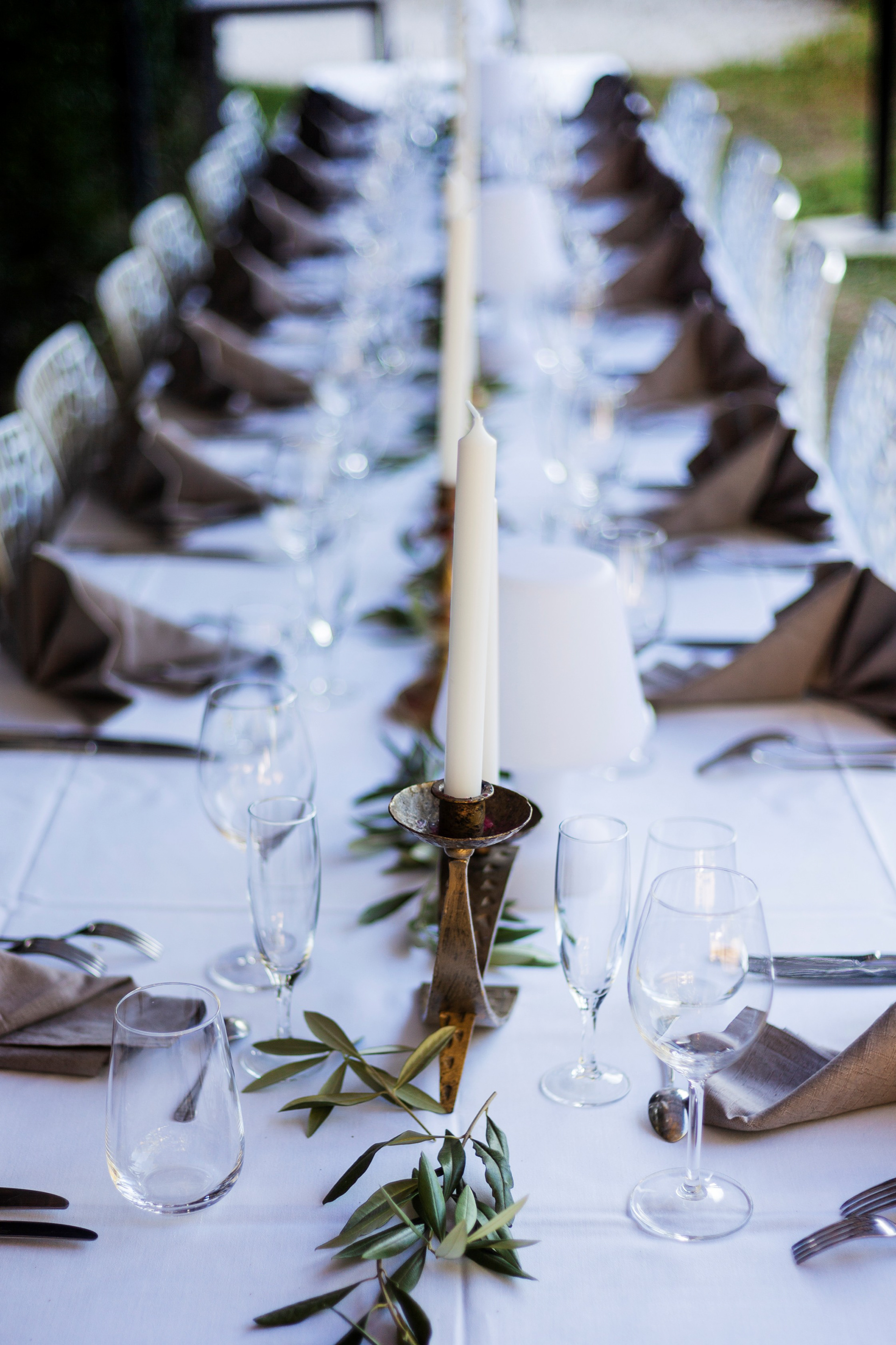 Mariage - décoration de la table