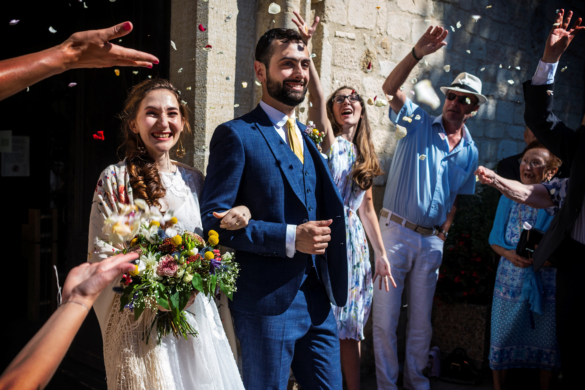 Mariage - sortie de l'Église