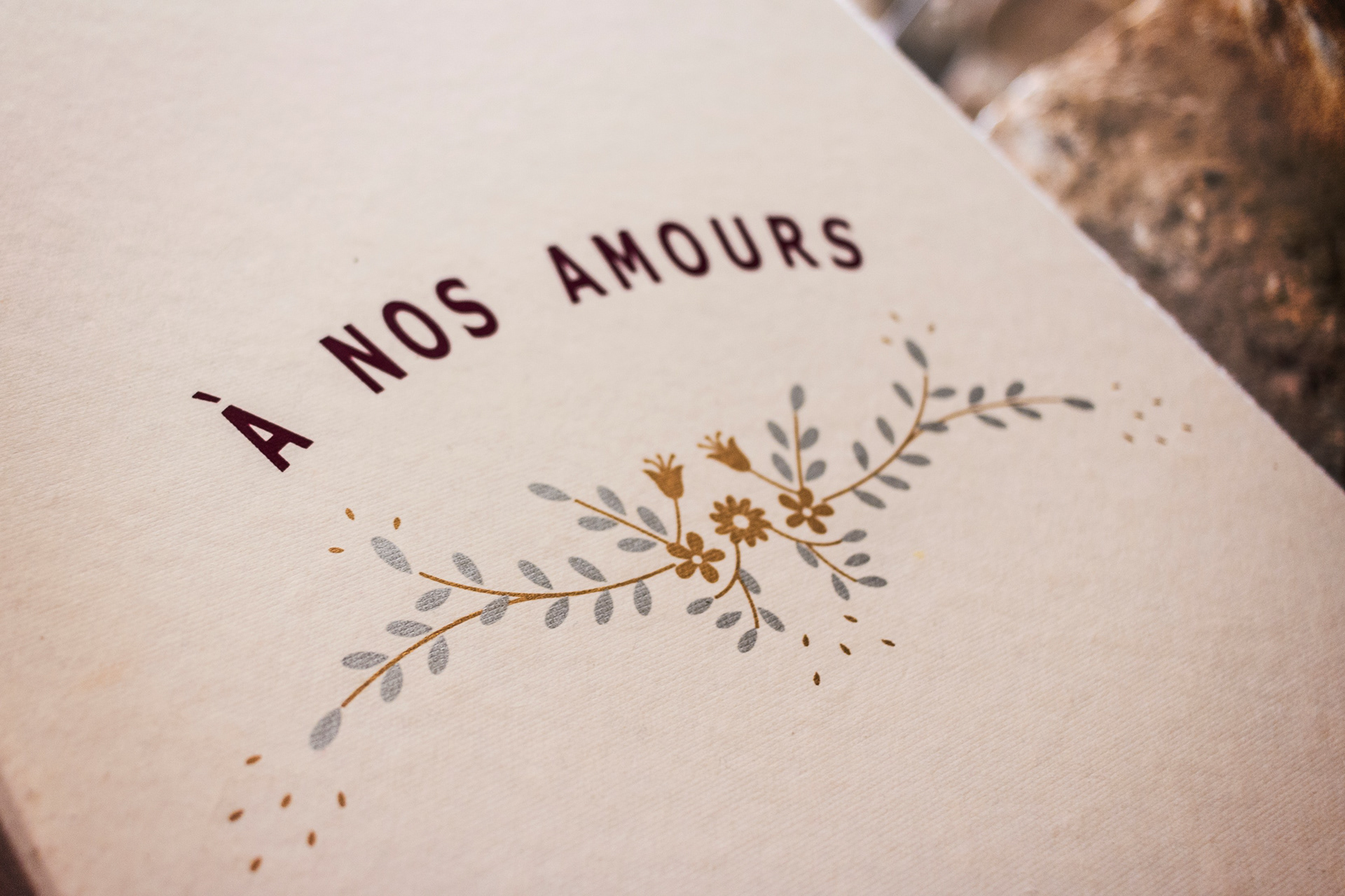 Mariage - livre d'or