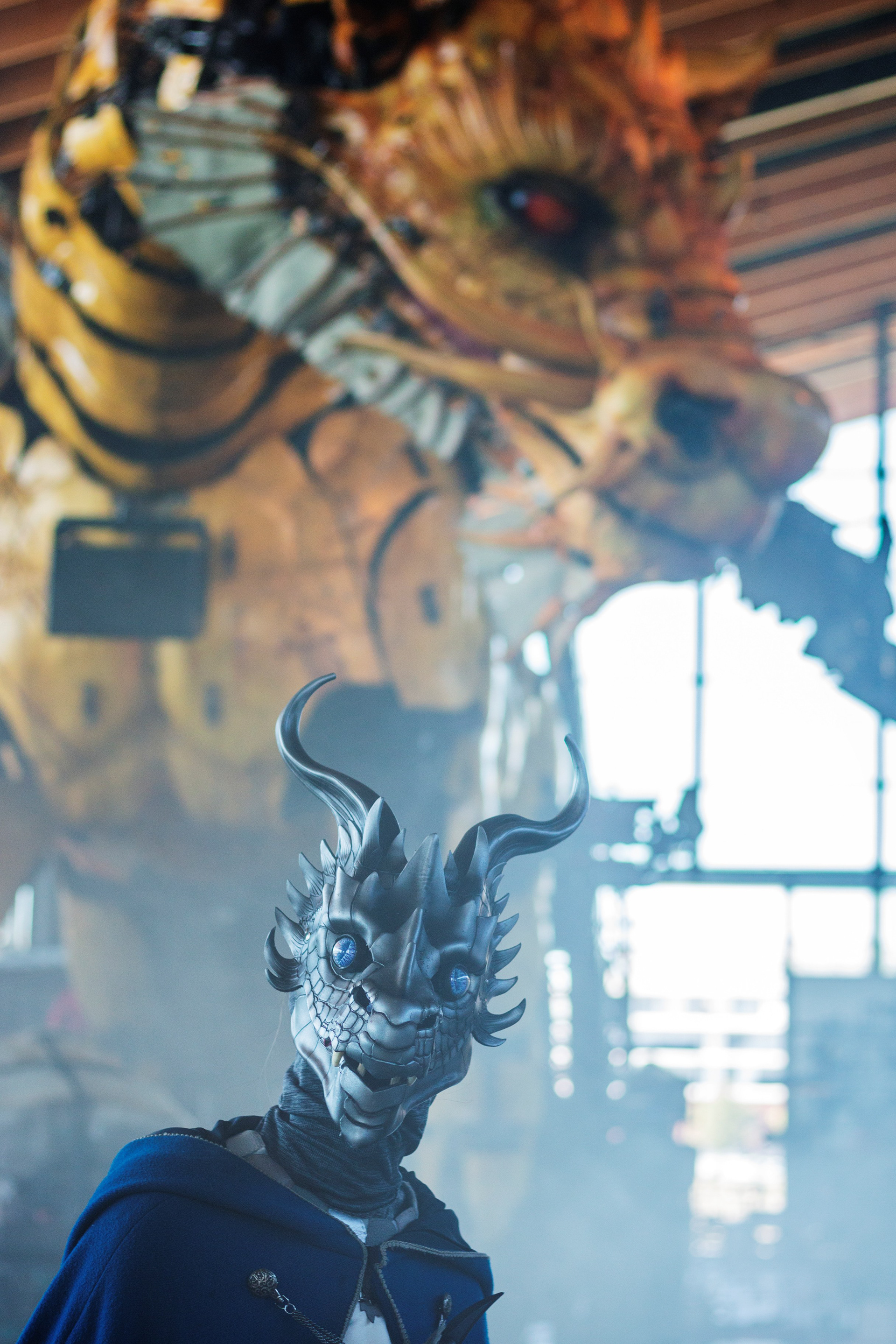 Shooting - Un dragon à la Halle de la machine