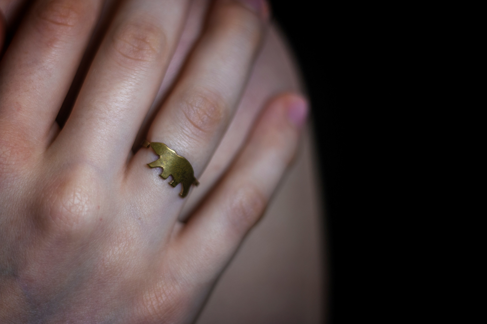 Bijoux - bague ours