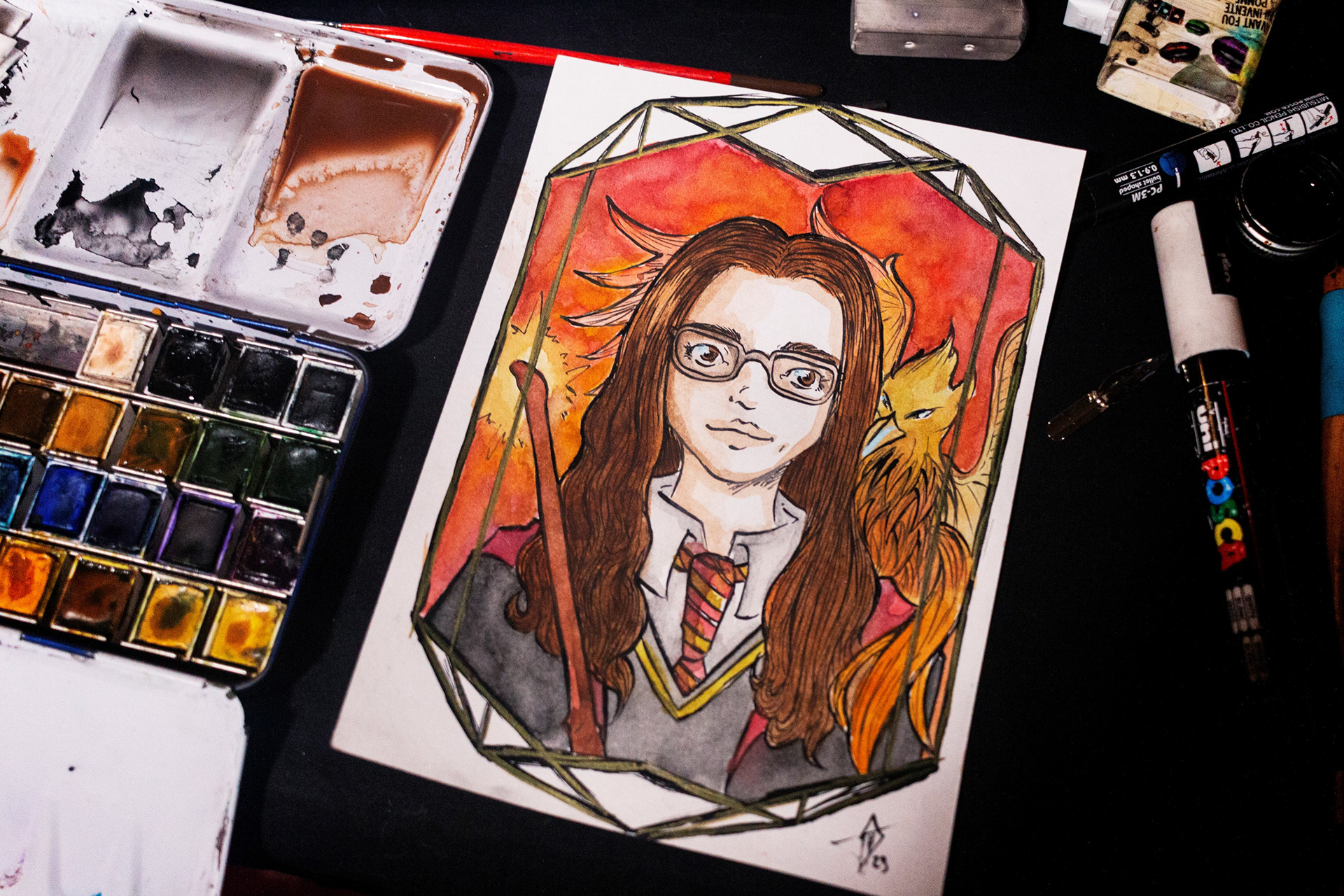 Portrait Personnalisé Soirée Harry Potter