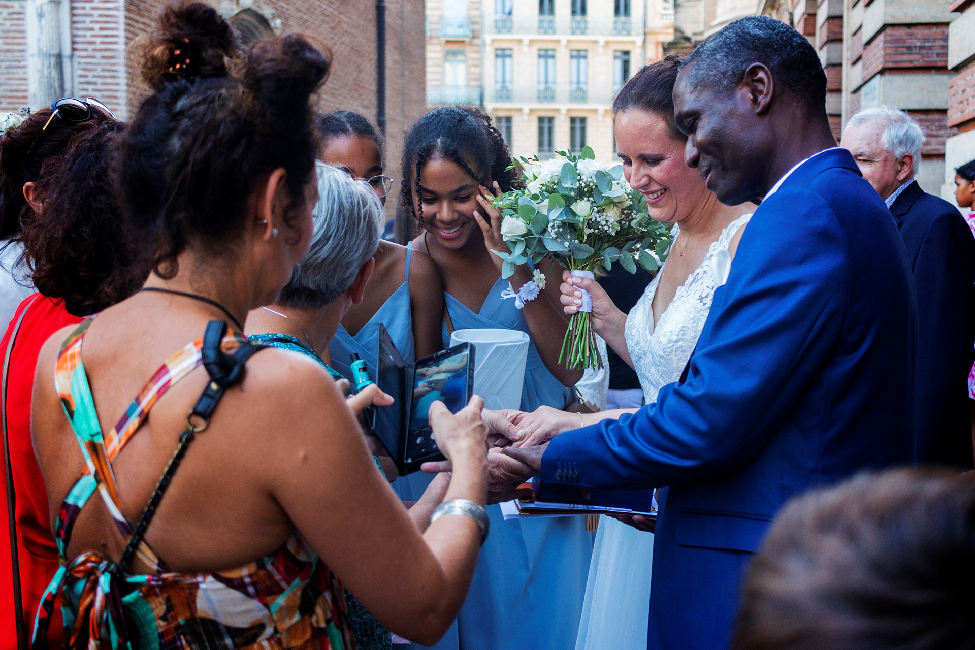 Mariage - devant la mairie