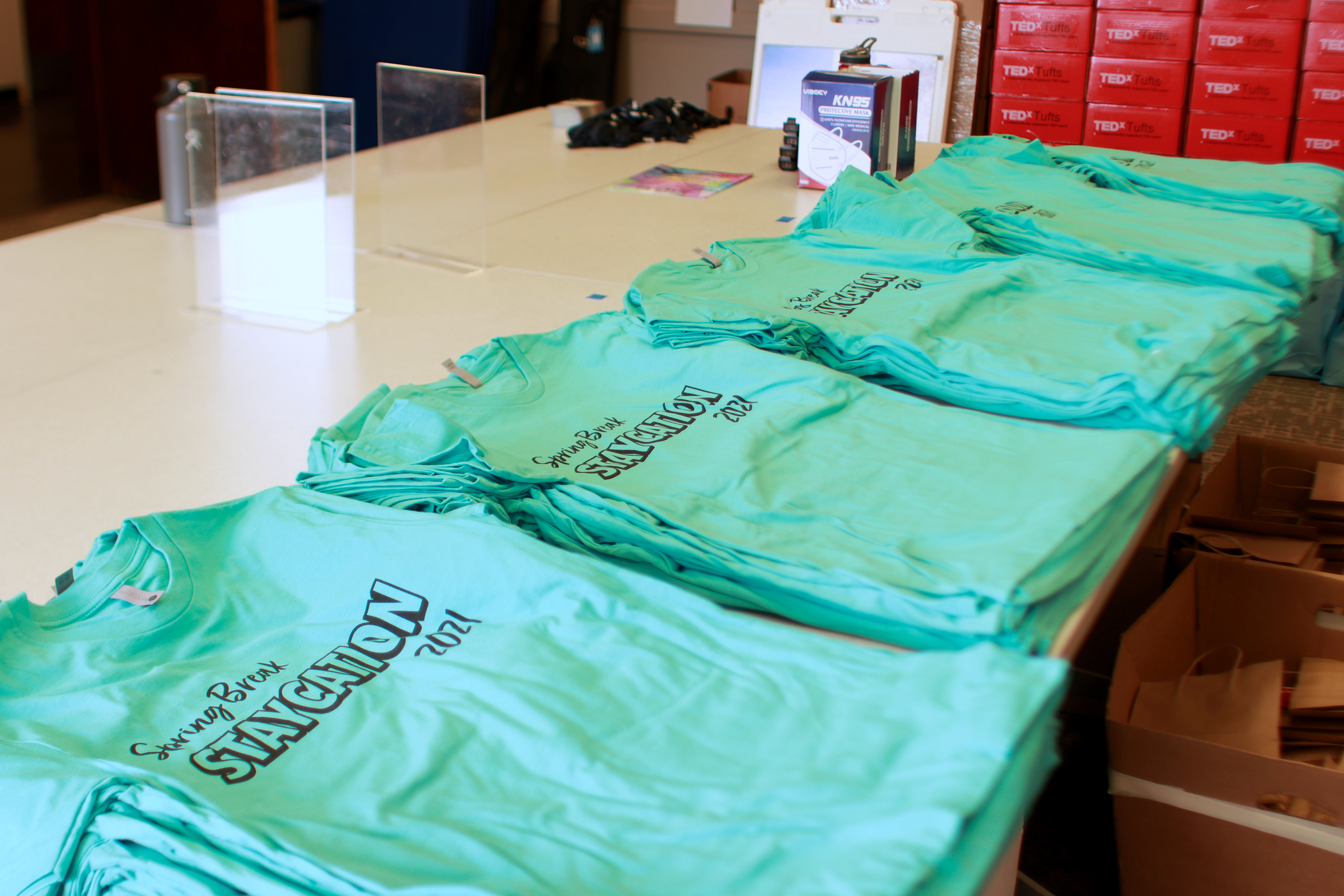 60+ student volunteers wore T-shirts I designed!