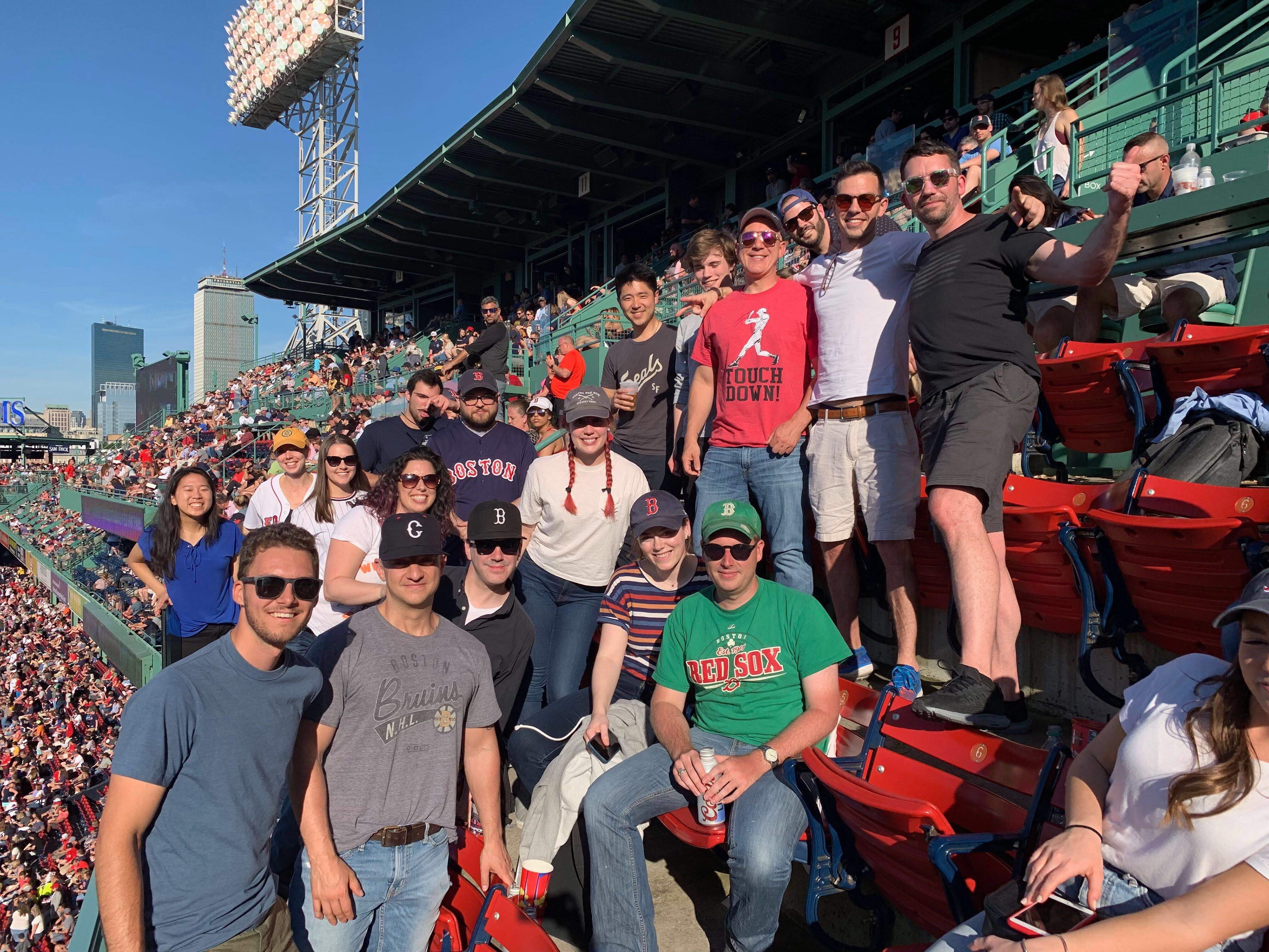 My first Red Sox game at Fenway