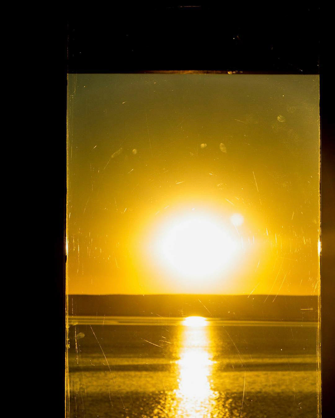 Sunset Fits The Window frame Langebaan