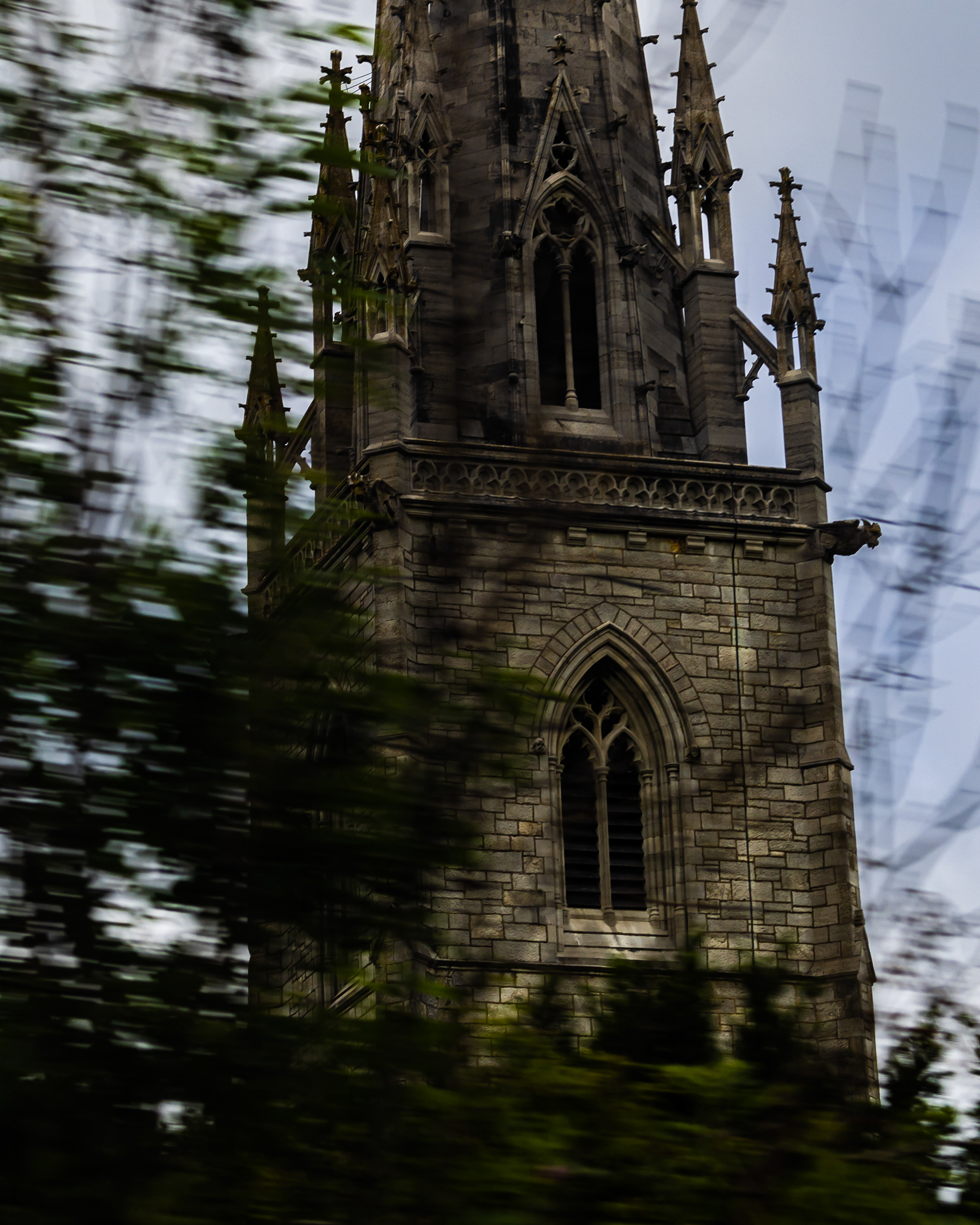Church Spire through the trees