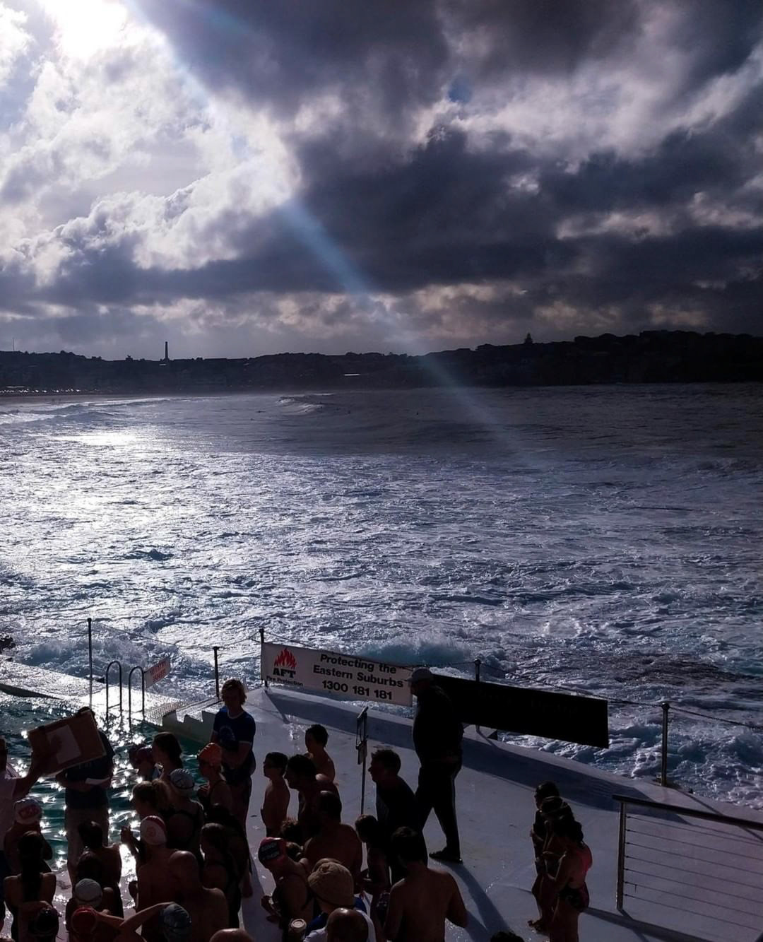 cun peaking hrough - Bondi Icebergs