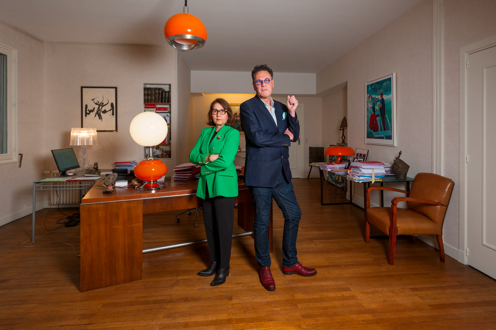© Arnaud HEBERT / LE POINT / Affaire Courjault Maître Hélène DELHOMMAIS et Maître Marc MORIN