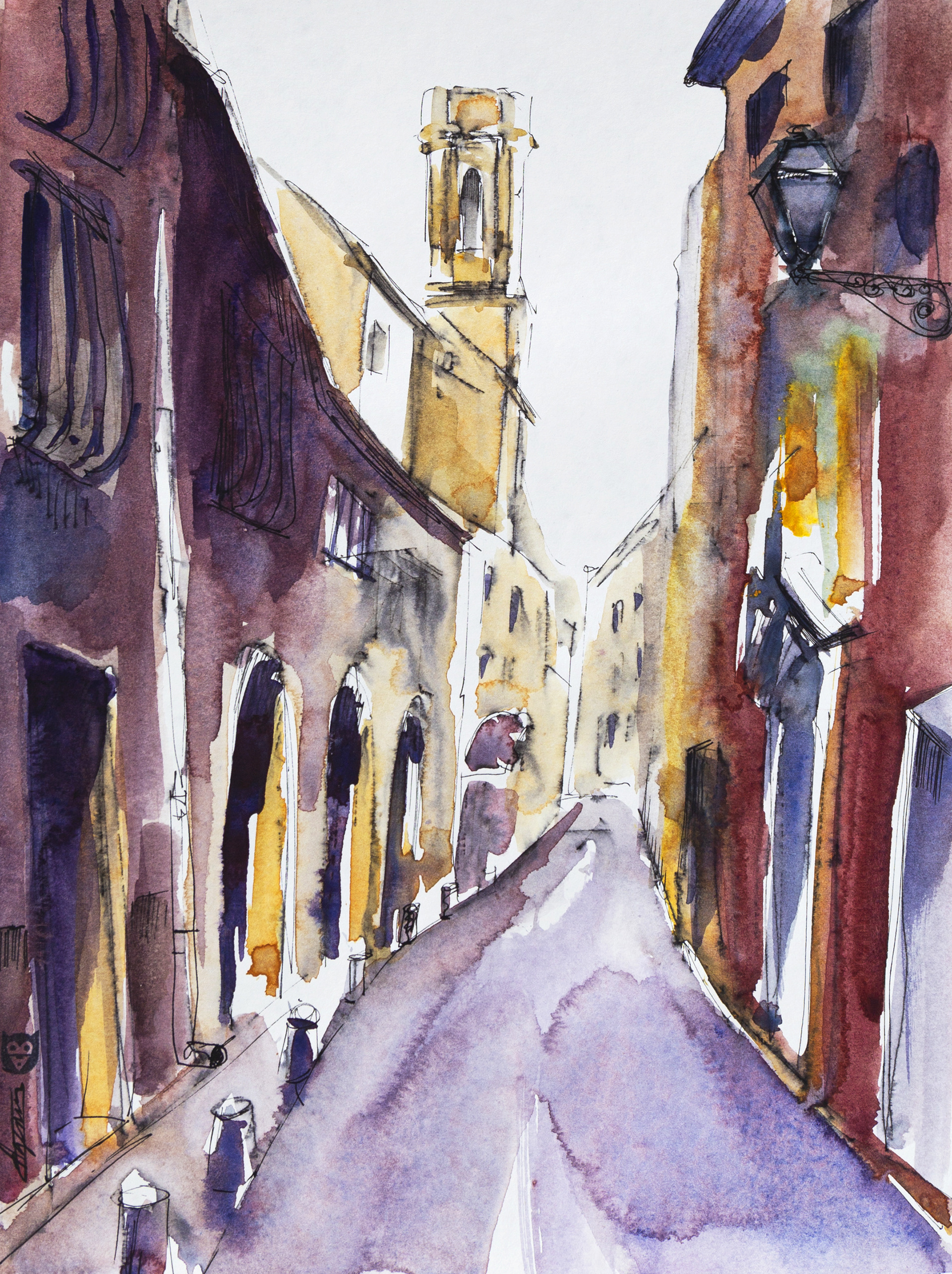 Arcs  |  watercolour  |  2022  |  26 x 36 cm