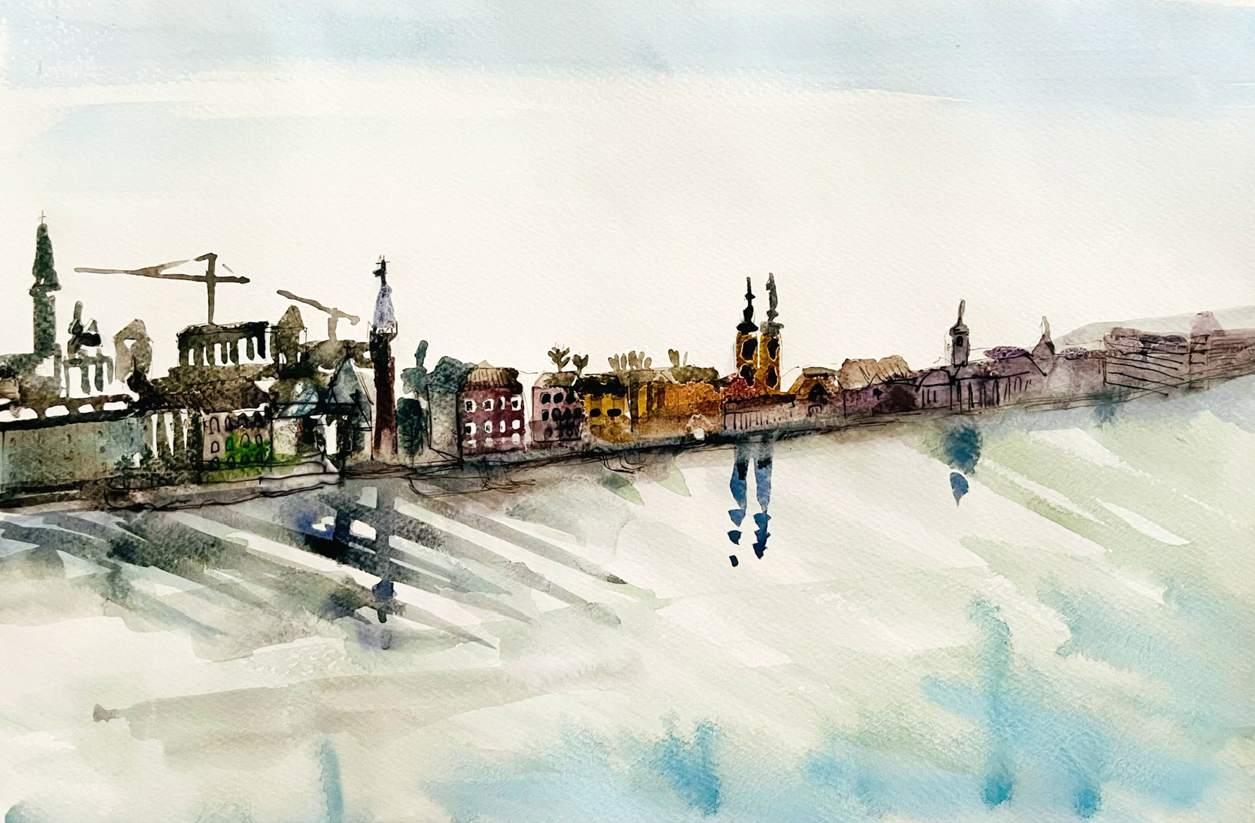 Buda  |  watercolour  |  2022  |  40 x 28 cm