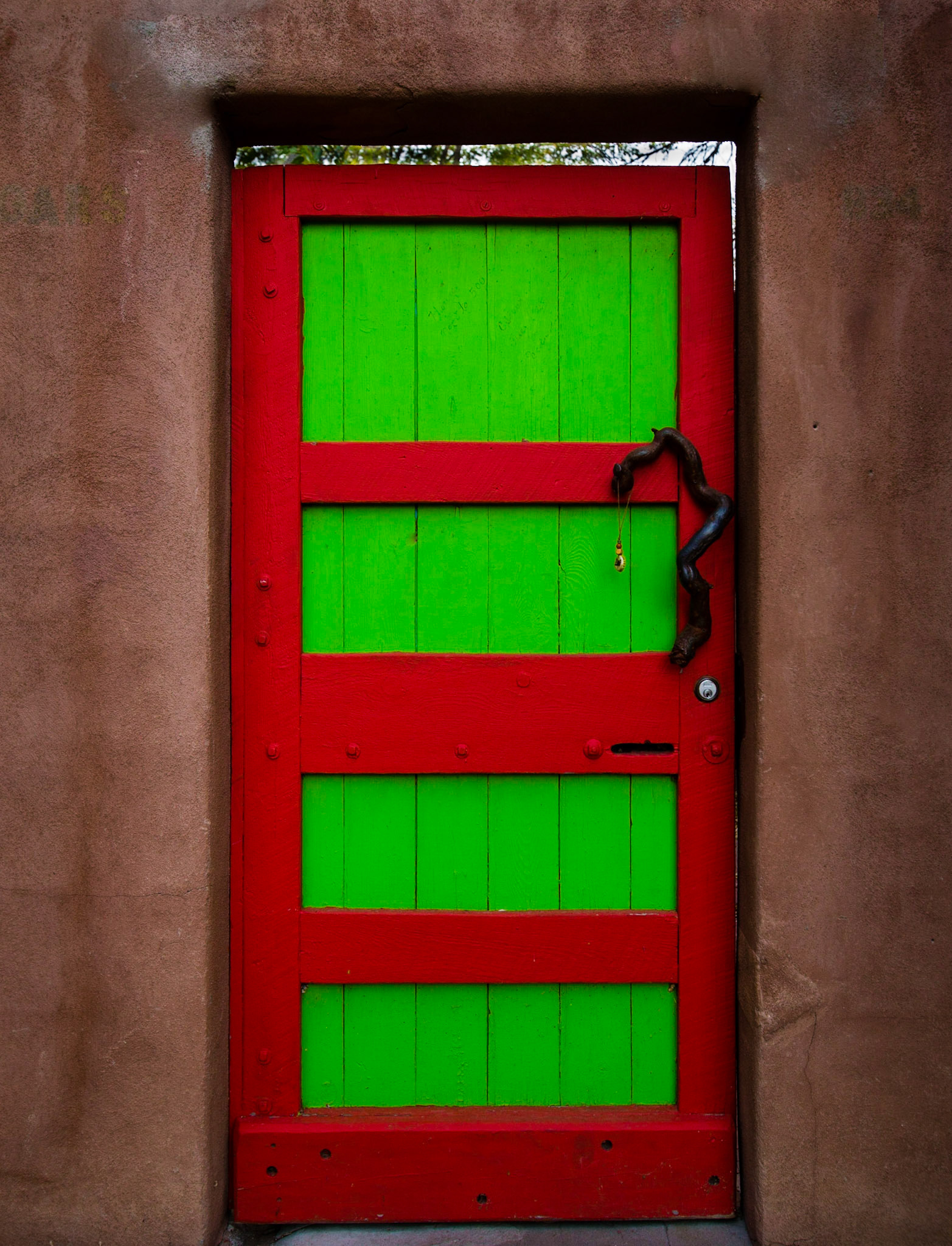Who cares what is behind this colorful door?