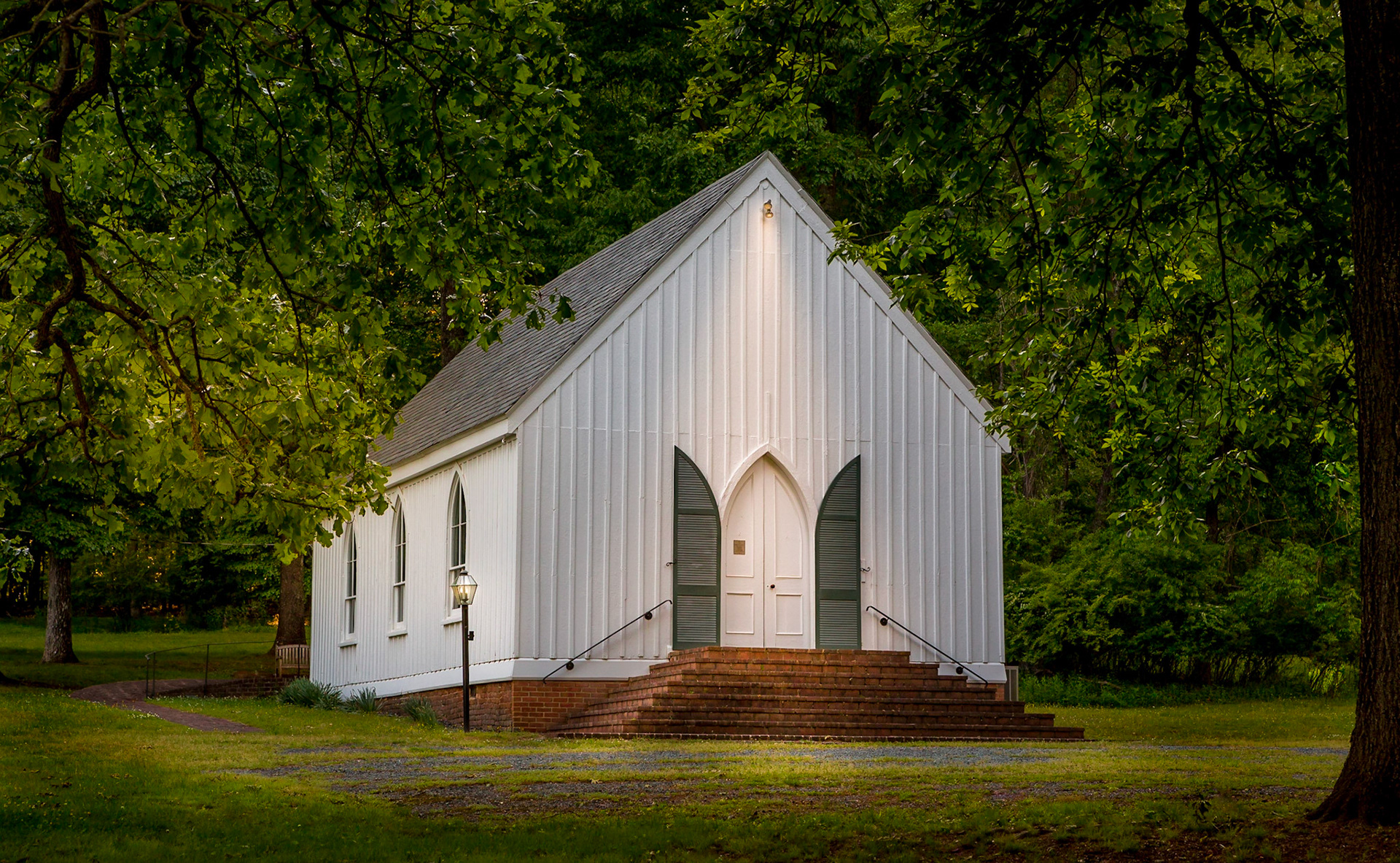 The Bremo Slave Chapel is a Virginia Historic Landmark