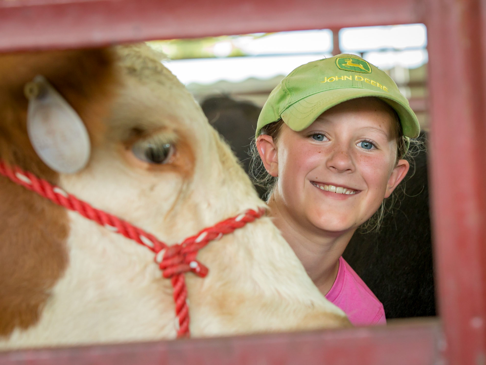 Fair at James Monroe Highlands, what a smile this young girl has