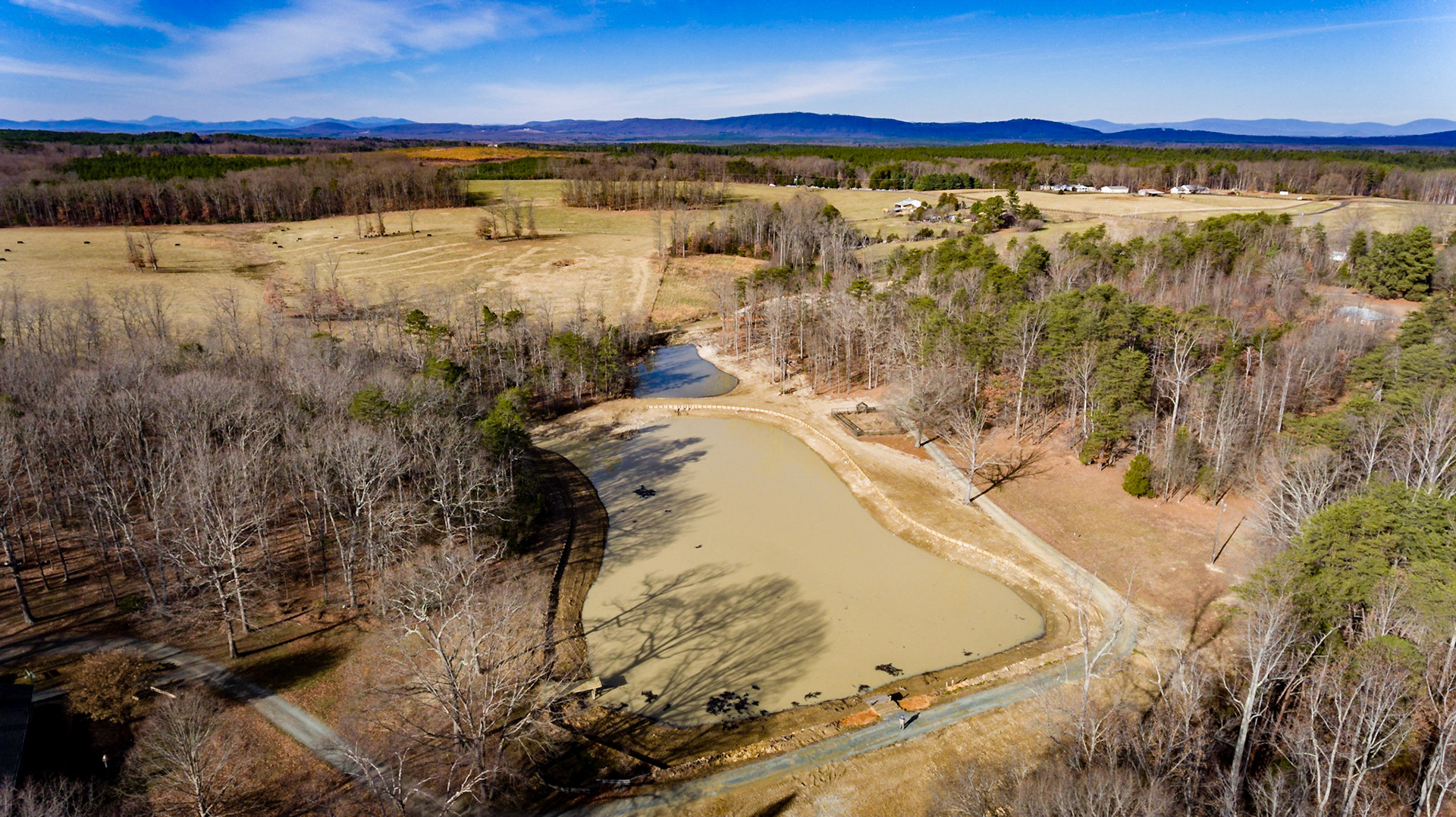 Waiting for the pond to fill