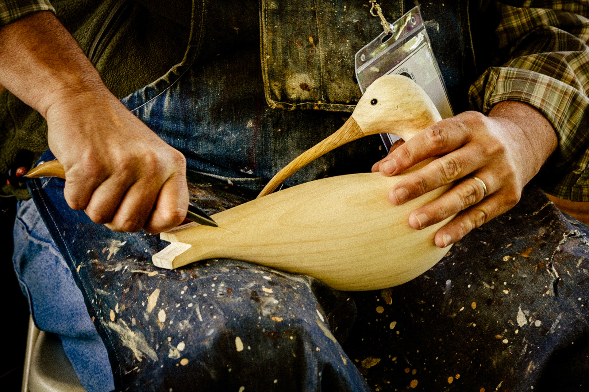 Virginia Folklife Product in the Making