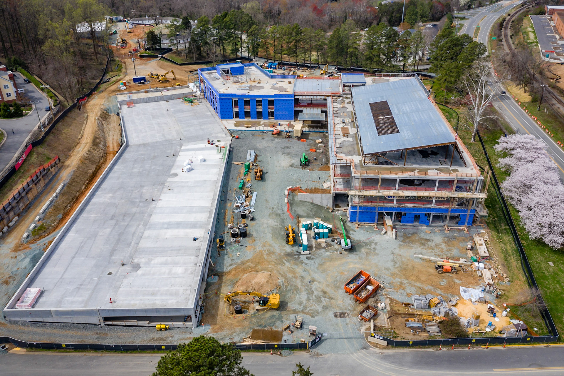 Univerty of Virginia Musculoskeletal Center construction