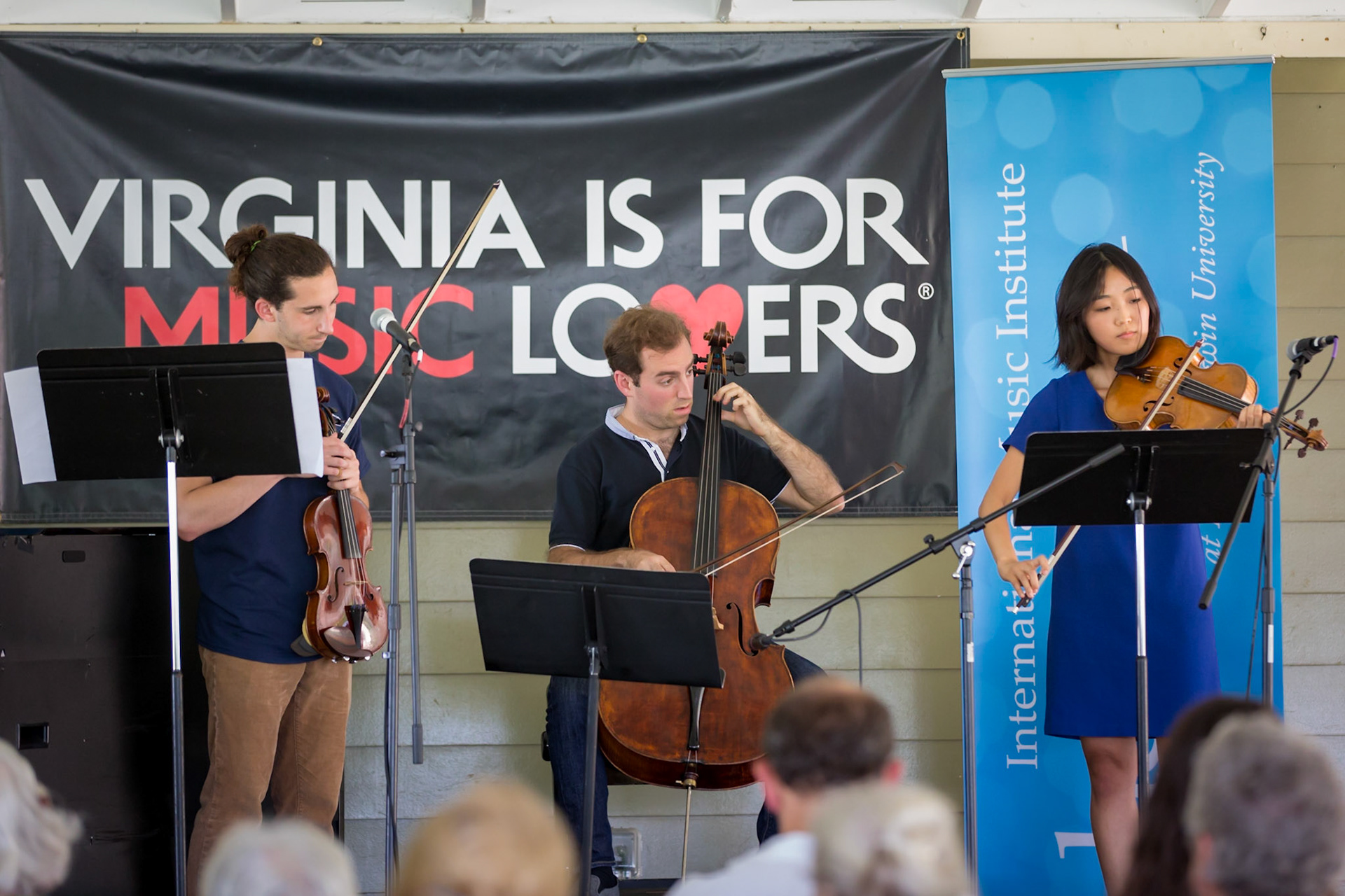 Gifted music students from the Heifetz International Music Institute