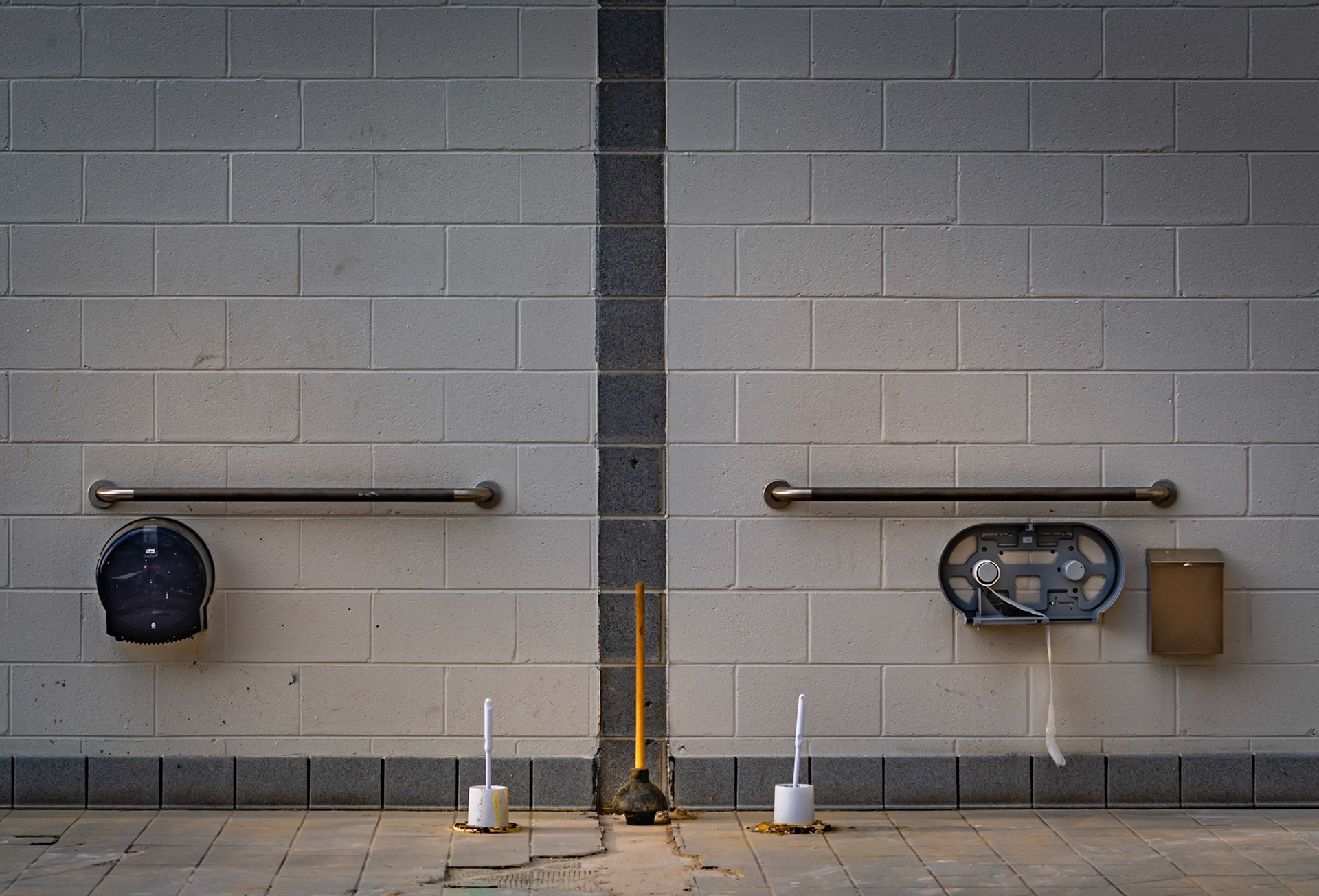 Bathrooms once upon a time.