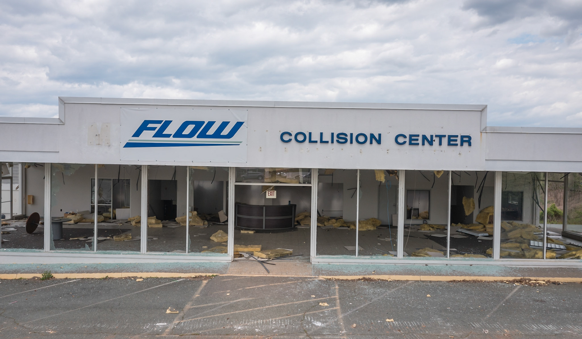 The flow Collison Center meets the wrecking ball