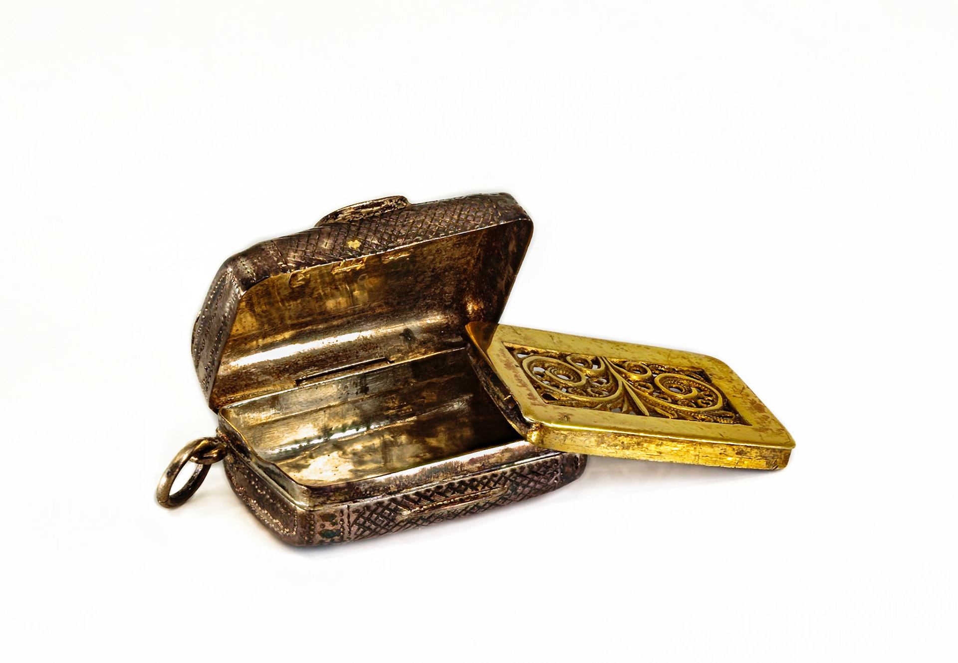 sterling silver vinaigrette that belonged to James Monroe