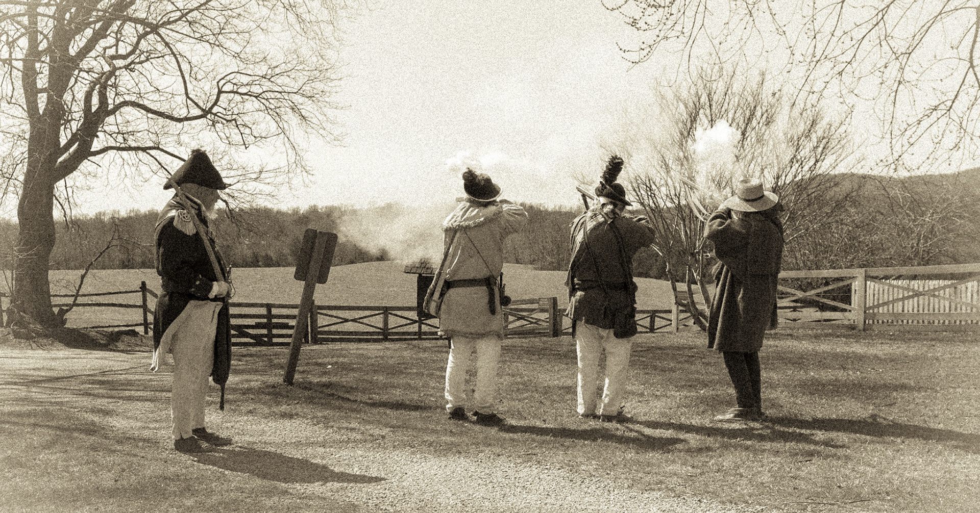 On my command - ready, aim, fire.