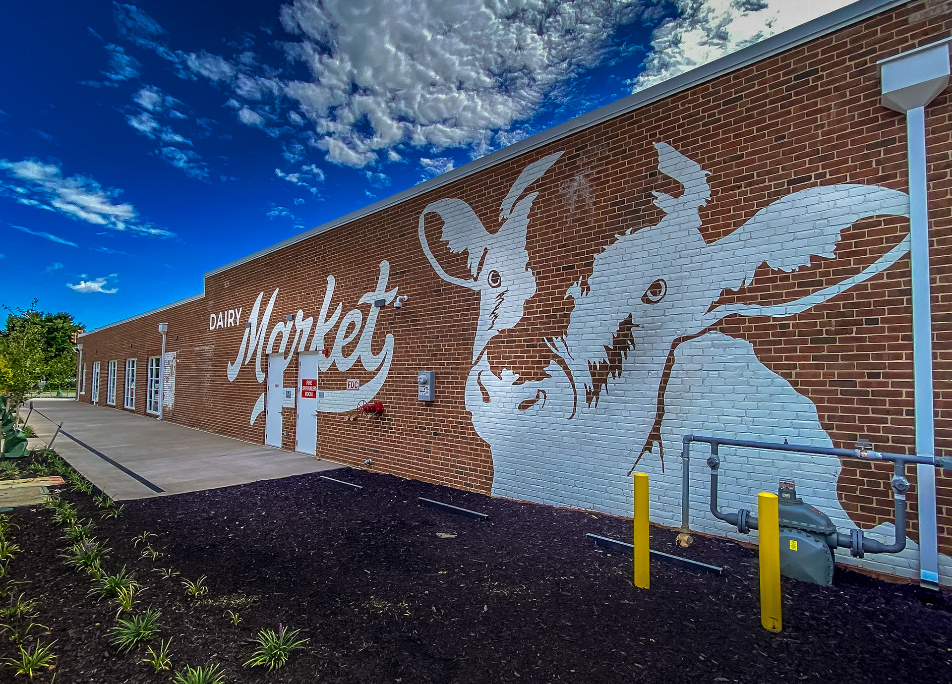 Dairy Market, the old Monticello Dairy building is being transformed into modern retail spaces, offices and event spaces.