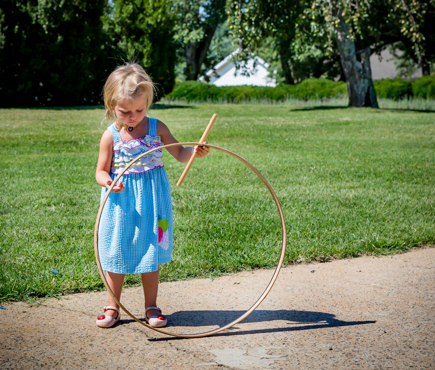 Young girl with ring