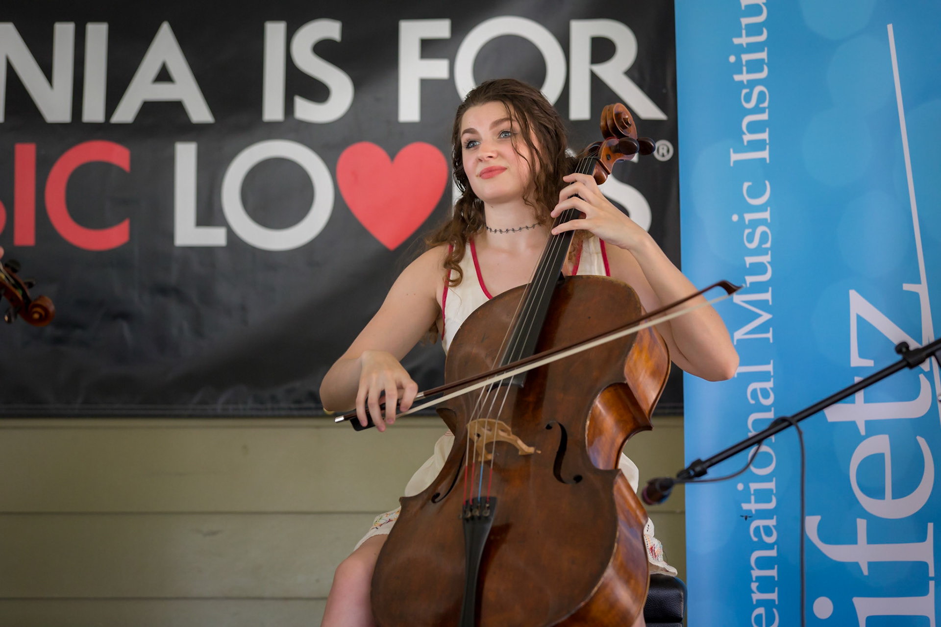 Gifted music students from the Heifetz International Music Institute