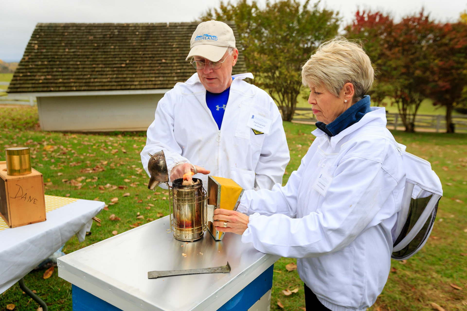 A taste of honey, bee keepers