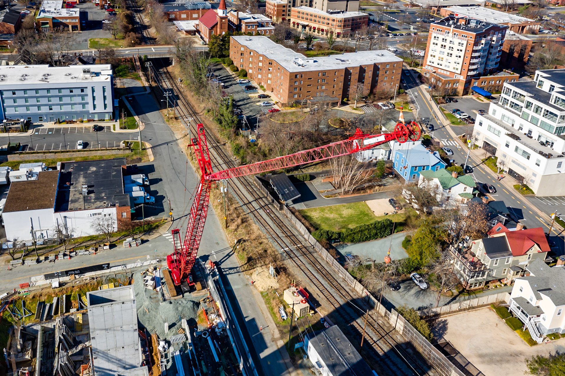 Looking down from the top